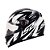 Capacete LS2 FF358 Draze Preto Branco - Imagem 1