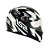 Capacete LS2 FF358 Draze Preto Branco - Imagem 3