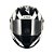 Capacete LS2 FF358 Draze Preto Branco - Imagem 2