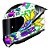 Capacete Ls2 Vigo Space Attack Branco Roxo - Imagem 1
