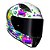 Capacete Ls2 Vigo Space Attack Branco Roxo - Imagem 3