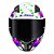 Capacete Ls2 Vigo Space Attack Branco Roxo - Imagem 8