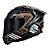 Capacete Ls2 FF810 Vigo Keduo Preto Earth Amarelo - Imagem 1
