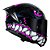 Capacete Ls2 FF810 Vigo Sarbul Preto Rosa - Imagem 2