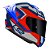 Capacete Ls2 Ff810 Vigo Spinn Cinza/Azul Fosco - Imagem 2