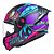 Capacete LS2 FF810 Vigo Drillox Matte Purple/Fuchsia - Imagem 4