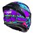 Capacete LS2 FF810 Vigo Drillox Matte Purple/Fuchsia - Imagem 9