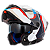 Capacete Articulado Mt Atom 2 Robocop Escamoteavel Emalla C7 - Imagem 4