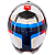 Capacete Articulado Mt Atom 2 Robocop Escamoteavel Emalla C7 - Imagem 2