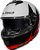 Capacete LS2 Stream II FF808 Thunderbiz Preto/Vermelho - Imagem 4