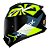 Capacete Norisk Razor Godspeed Azul Verde Fosco - Imagem 1