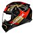 Capacete Norisk Razor Godspeed Vermelho Dourado - Imagem 1