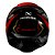 Capacete Norisk Razor Godspeed Vermelho Dourado - Imagem 5