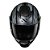 Capacete Norisk Razor Turbo Matte Titanium Preto Cinza - Imagem 4