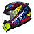 Capacete Norisk Razor Circus Preto Amarelo - Imagem 5