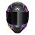 Capacete Norisk Razor Ghost Preto Fosco/Roxo - Imagem 7