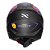 Capacete Norisk Razor Ghost Preto Fosco/Roxo - Imagem 5