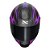 Capacete Norisk Razor Ghost Preto Fosco/Roxo - Imagem 3
