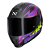 Capacete Norisk Razor Ghost Preto Fosco/Roxo - Imagem 8