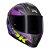 Capacete Norisk Razor Ghost Preto Fosco/Roxo - Imagem 4
