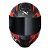 Capacete Norisk Razor Ghost Preto Fosco/Laranja - Imagem 9