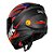 Capacete Norisk Razor Ghost Preto Fosco/Laranja - Imagem 3