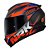 Capacete Norisk Razor Ghost Preto Fosco/Laranja - Imagem 1