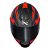 Capacete Norisk Razor Ghost Preto Fosco/Laranja - Imagem 7