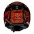 Capacete Norisk Razor Halloween Laranja Fosco - Imagem 6