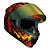 Capacete Norisk Razor Halloween Laranja Fosco - Imagem 3