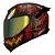 Capacete Norisk Razor Halloween Laranja Fosco - Imagem 1