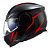 Capacete Ls2 Scope FF902 Skid Preto/Vermelho - Imagem 1