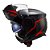 Capacete Ls2 Scope FF902 Skid Preto/Vermelho - Imagem 8