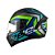 Capacete Spike II GTX Preto Fosco Azul - Imagem 2