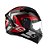 Capacete Spike II GTX Preto Vermelho - Imagem 2