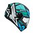Capacete Spike II 1st Preto Verde Agua - Imagem 1