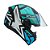 Capacete Spike II 1st Preto Verde Agua - Imagem 2