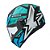 Capacete Spike II 1st Preto Verde Agua - Imagem 3