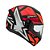 Capacete Spike 2 1ST Preto Fosco e Vermelho - Imagem 2