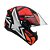 Capacete Spike 2 1ST Preto Fosco e Vermelho - Imagem 1