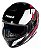 Capacete Peels Spike Ii Bsn Preto Vermelho - Imagem 2