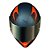 Capacete Norisk Flow Daytona Azul Fosco Laranja - Imagem 8