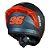 Capacete Norisk Flow Daytona Azul Fosco Laranja - Imagem 7