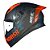 Capacete Norisk Flow Daytona Azul Fosco Laranja - Imagem 10