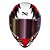 Capacete Norisk Flow Daytona Branco/Vermelho - Imagem 9
