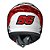 Capacete Norisk Flow Daytona Branco/Vermelho - Imagem 4
