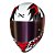 Capacete Norisk Flow Daytona Branco/Vermelho - Imagem 5