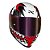 Capacete Norisk Flow Daytona Branco/Vermelho - Imagem 6