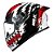 Capacete Norisk Flow Daytona Branco/Vermelho - Imagem 7