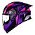 Capacete Norisk Flow Pulse Roxo/Rosa - Imagem 10